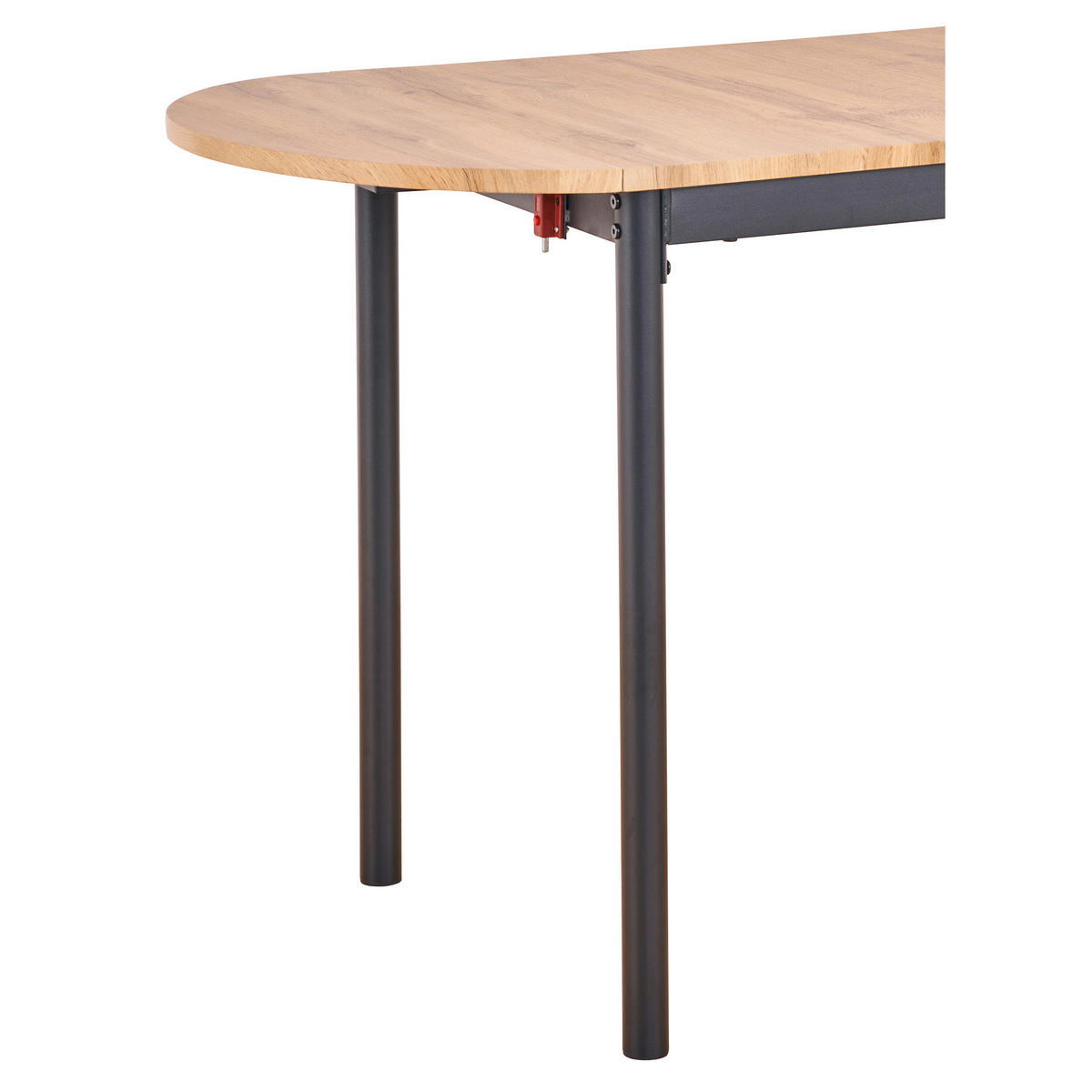 Eiche schwarz Wildeiche B/H/T: ca. 115x74x61 cm Lisa_Küchentisch_JX-18A603 - Eiche/schwarz (115,00/74,00/61,00cm)