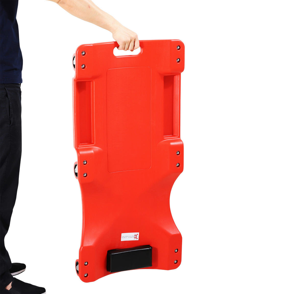 Werkstatt-Zubehör rot B/H/L: ca. 48x100x12 cm Rollbrett - rot (12,00/48,00/100,00cm) - DURHAND