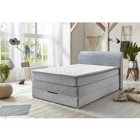 Boxspringbett Eye Silbergrau Liegefläche B/L: ca. 140x200 cm Eye - Silbergrau (148,00/108,00/218,00cm)