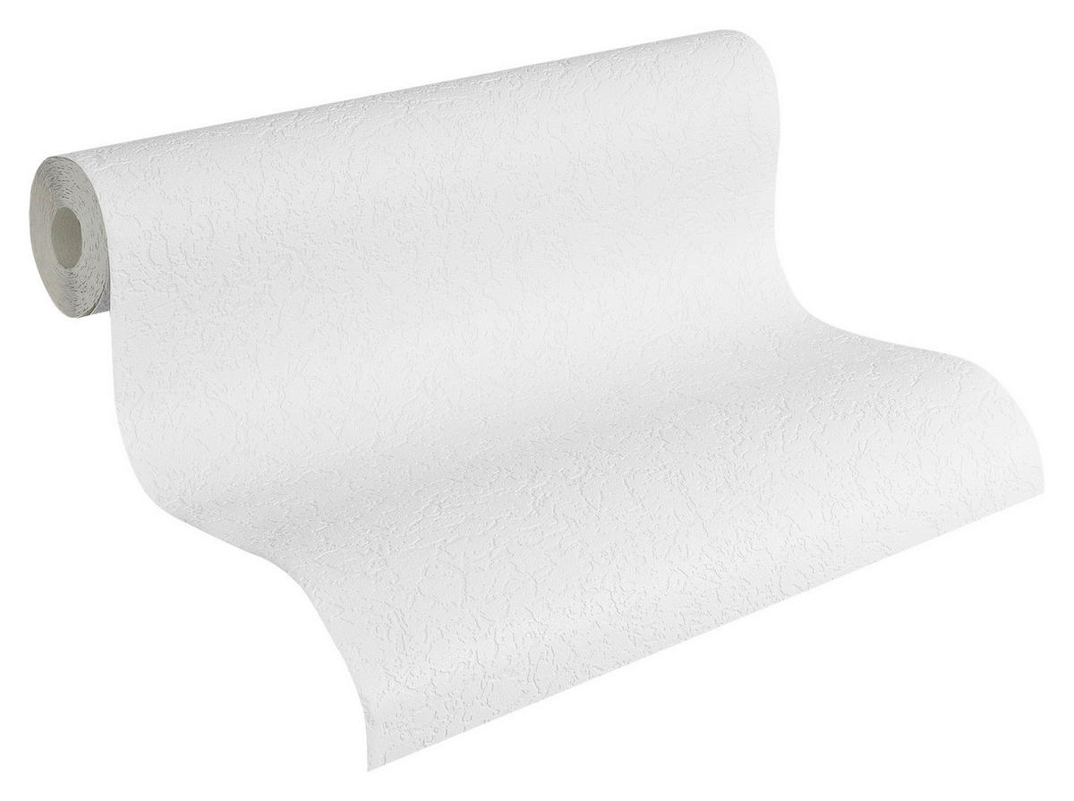 A.S.Creation Papiertapete weiß B/H/D: ca. 53x1005x11 cm Papiertapete - weiß (11,00/1005,00cm) - A.S.Creation