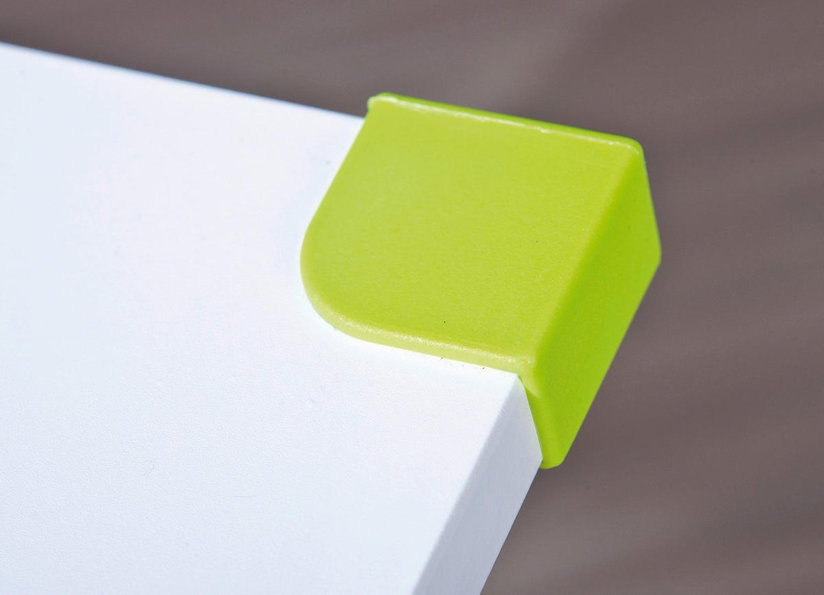 Schreibtisch 2Colorido weiß pink grün B/H/L: ca. 70,5x69,5x101 cm 2Colorido - pink/weiß (101,00/70,50/69,50cm) - Inter Link