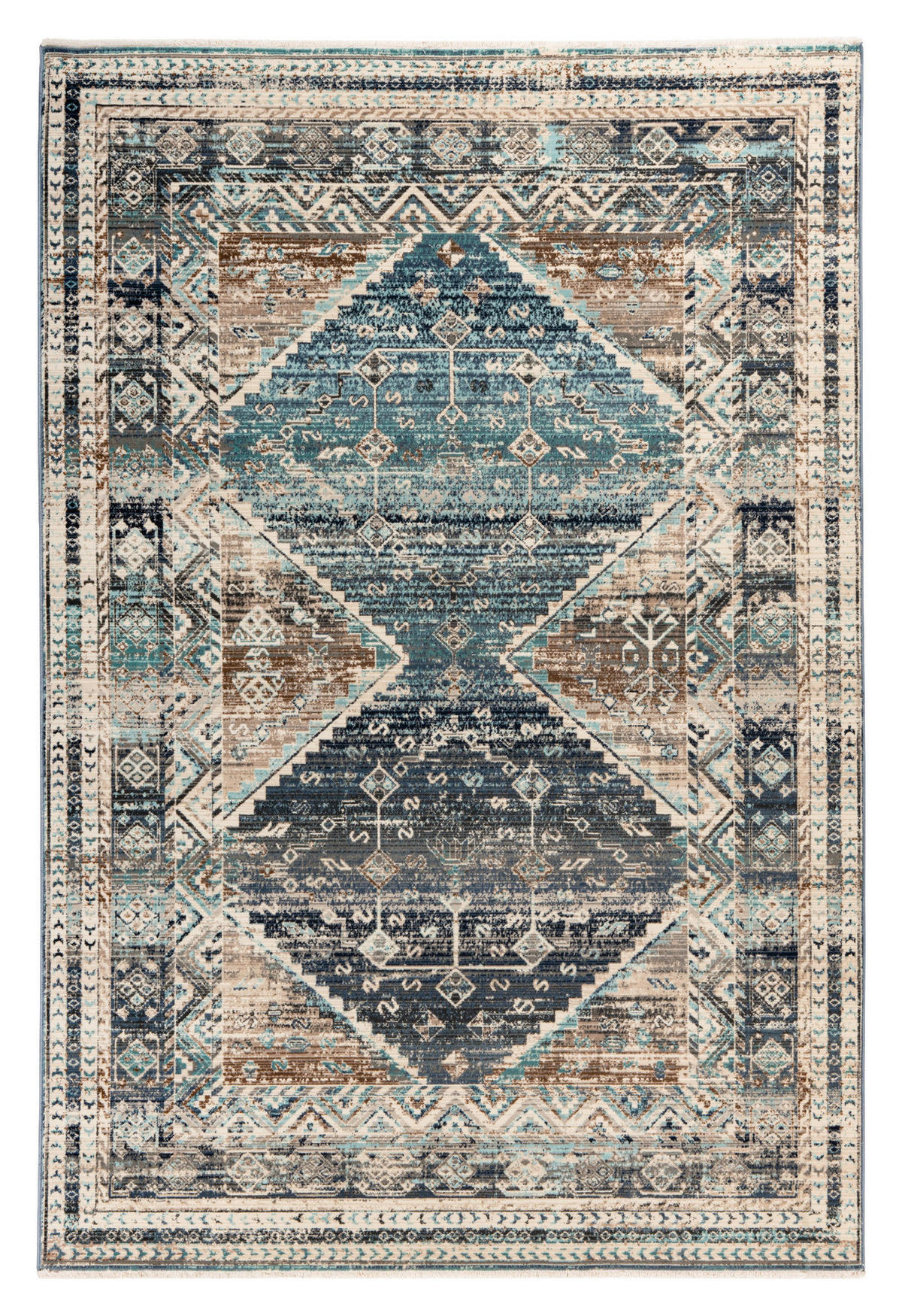 Obsession Teppich My Inca blau B/L: ca. 160x230 cm My Inca - blau (160,00/230,00cm) - Obsession
