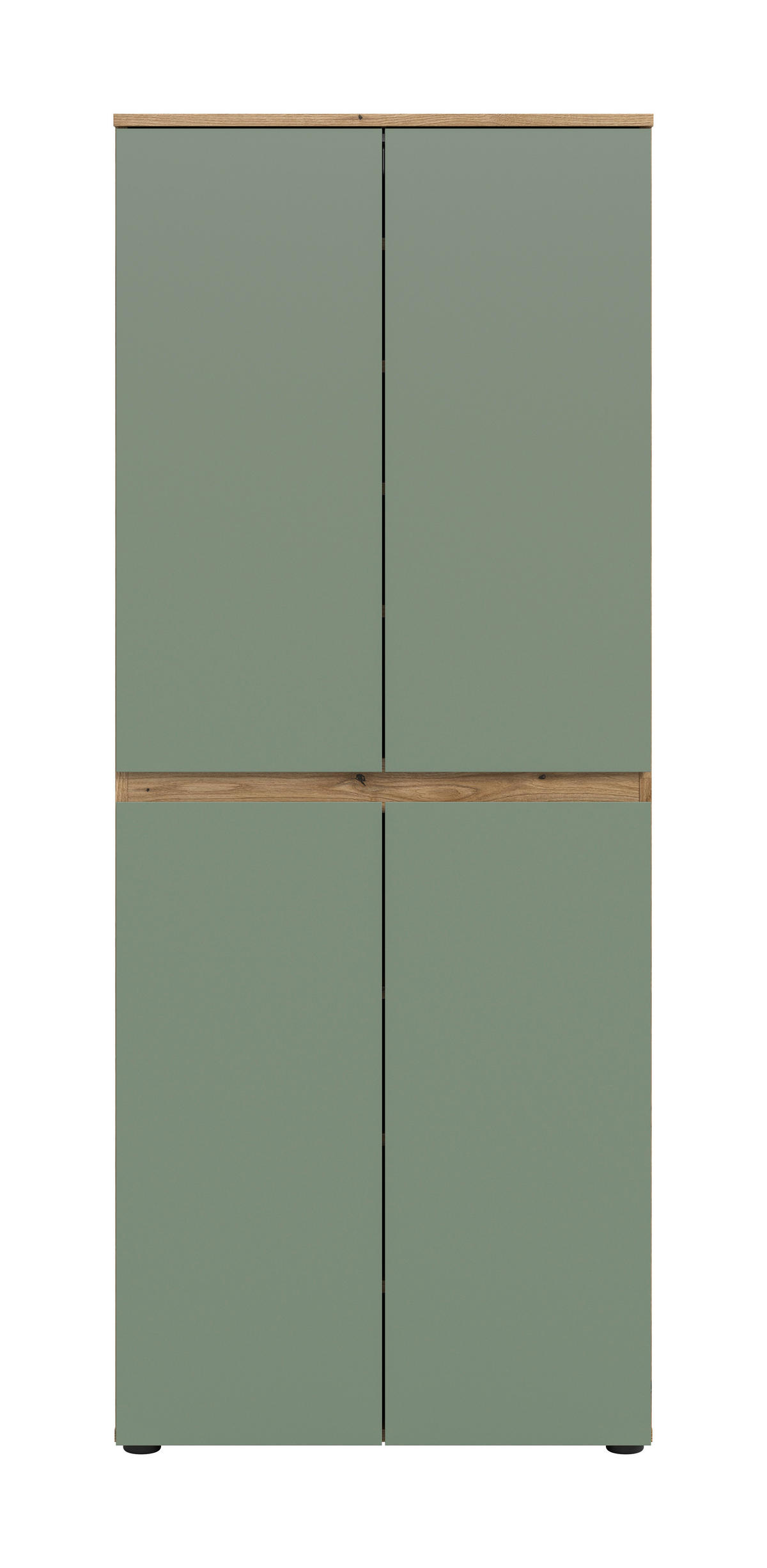 Schrank SCARPA Evoke Oak Nachbildung grün B/H/T: ca. 70x175x37 cm SCARPA - grün (70,00/175,00/37,00cm) - xonox.home