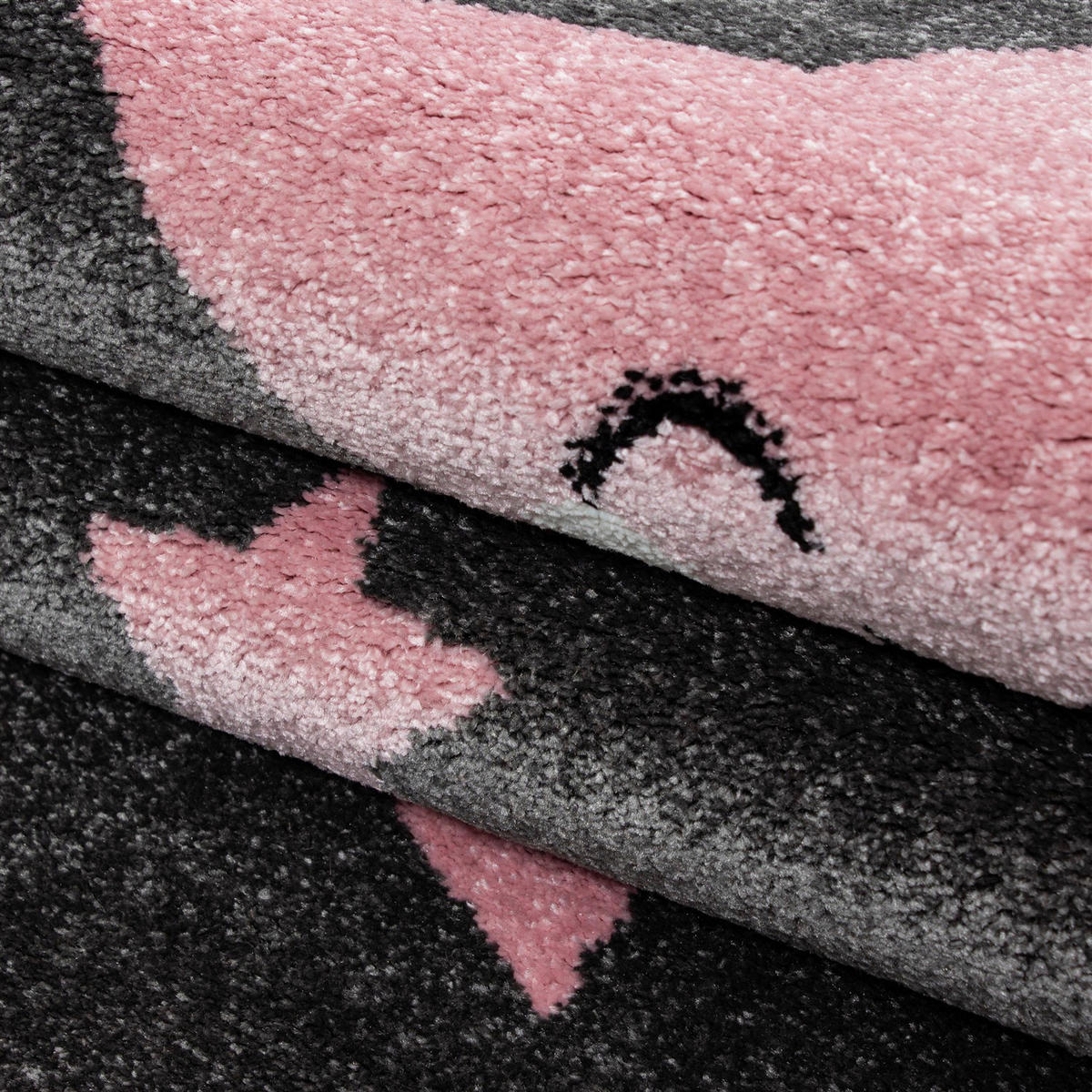 Ayyildiz Teppich KIDS pink B/L: ca. 200x290 cm KIDS - pink (200,00/290,00cm) - Ayyildiz