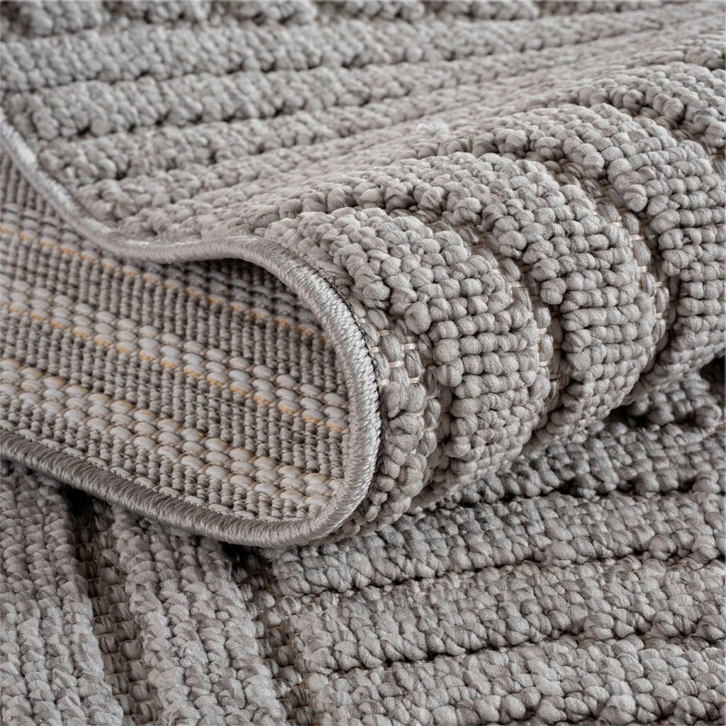 Thumbnail - Ayyildiz Kurzflorteppich HELIX silber B/H/L: ca. 200x0,7x290 cm