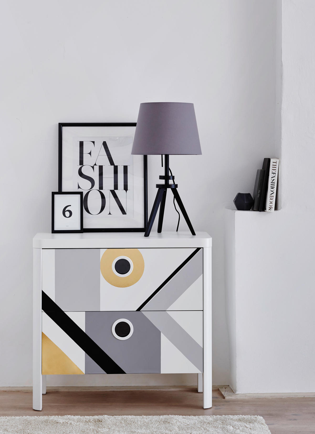 d-c-fix Dekofolie Uni Matt grau B/L: ca. 90x210 cm Klebefolie_d-c-fix_F3465370 - grau (90,00/210,00cm) - d-c-fix