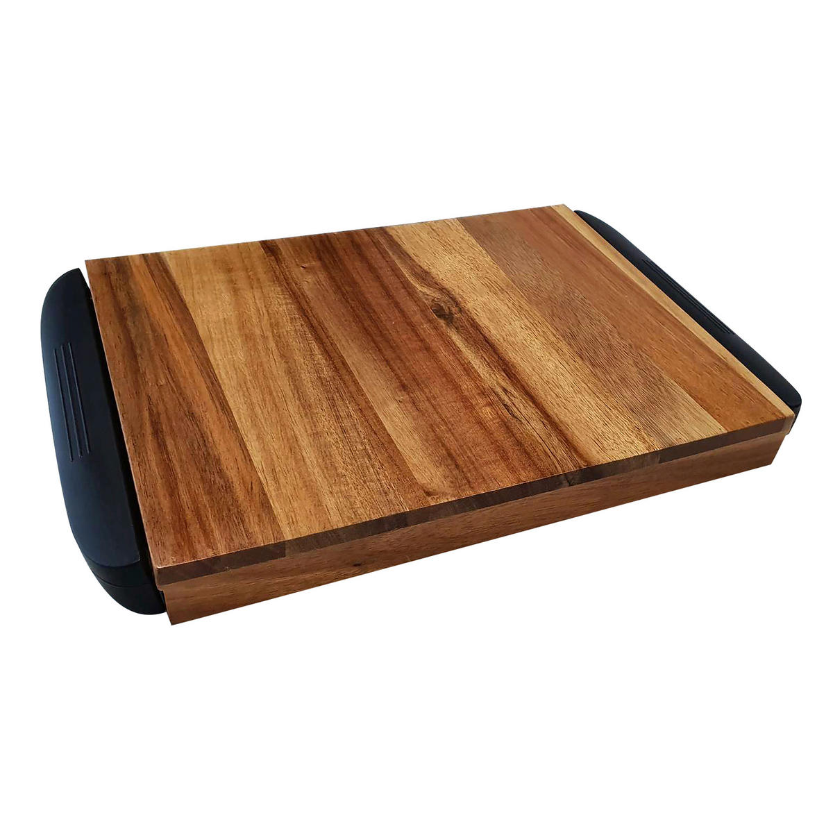 BERGNER Schneidbrettset Natural natur Akazie Holz Natural - natur/schwarz - BERGNER