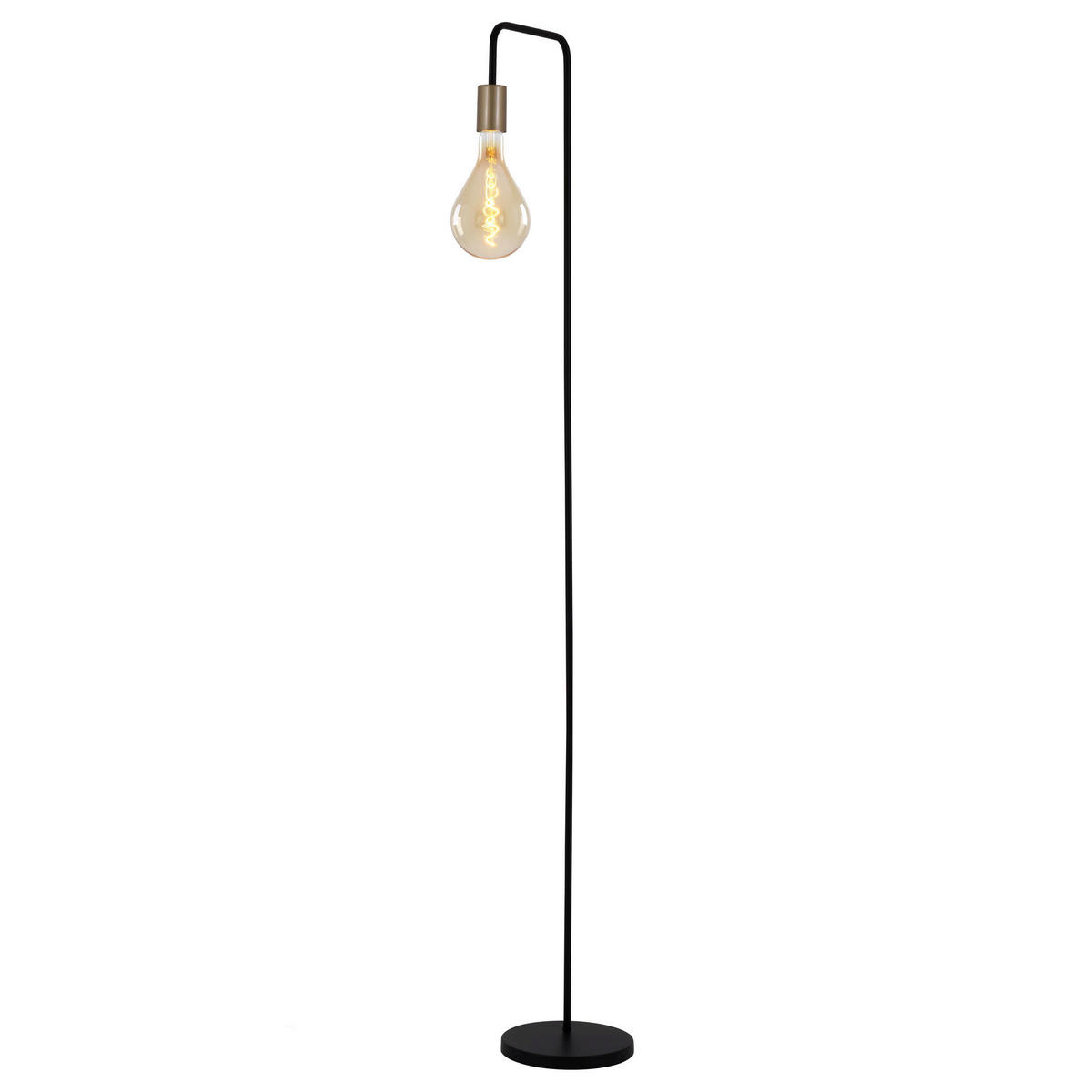 Näve Leuchten Stehleuchte 2097222 schwarz Kunststoff Metall B/H/T: ca. 20,5x150x20,5 cm 1 Brennstellen Modo - schwarz (20,50/150,00/20,50cm) - Näve Leuchten