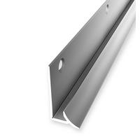 Sockelleiste silber B/L: ca. 27x250 cm pro Stück Sockelleiste_Wand-/Bodenvinyl 250cm - silber (250,00/27,00/1,30cm)