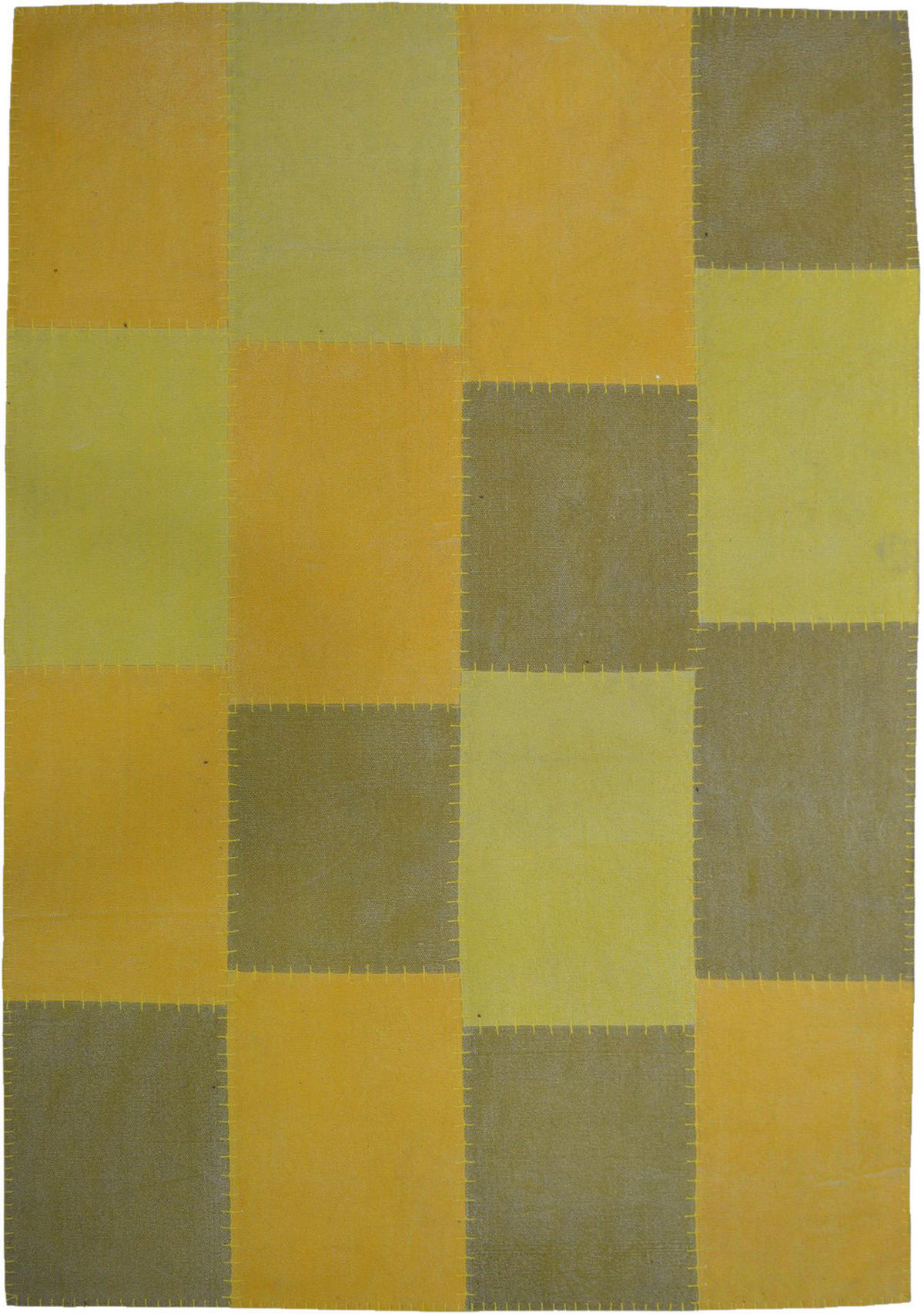 Kayoom Kurzflorteppich Lyrical 110 mehrfarbig B/L: ca. 120x170 cm Lyrical 110 - gelb/mehrfarbig (120,00/170,00cm) - Kayoom