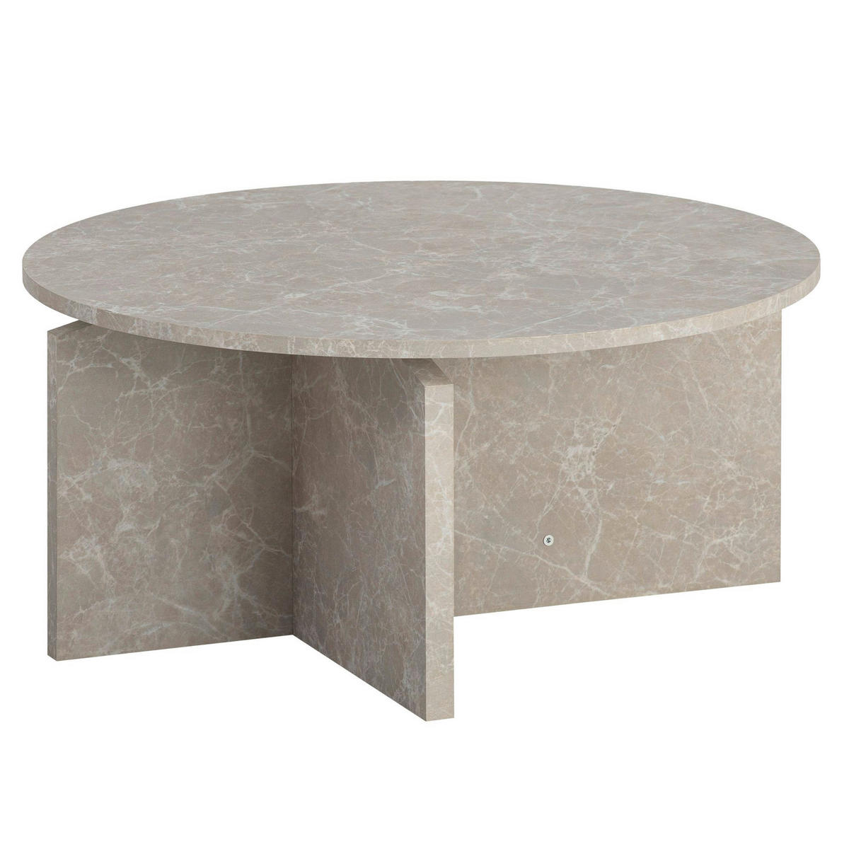 Couchtisch Sandgrau B/H/T: ca. 70x33x70 cm Couchtisch - Sandgrau (70,00/33,00/70,00cm) - Wohnling