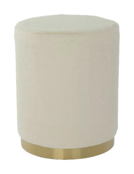 Kayoom Hocker Nona 100 beige B/H/L: ca. 36x44x36 cm Nona 100 - beige (36,00/36,00/44,00cm) - Kayoom