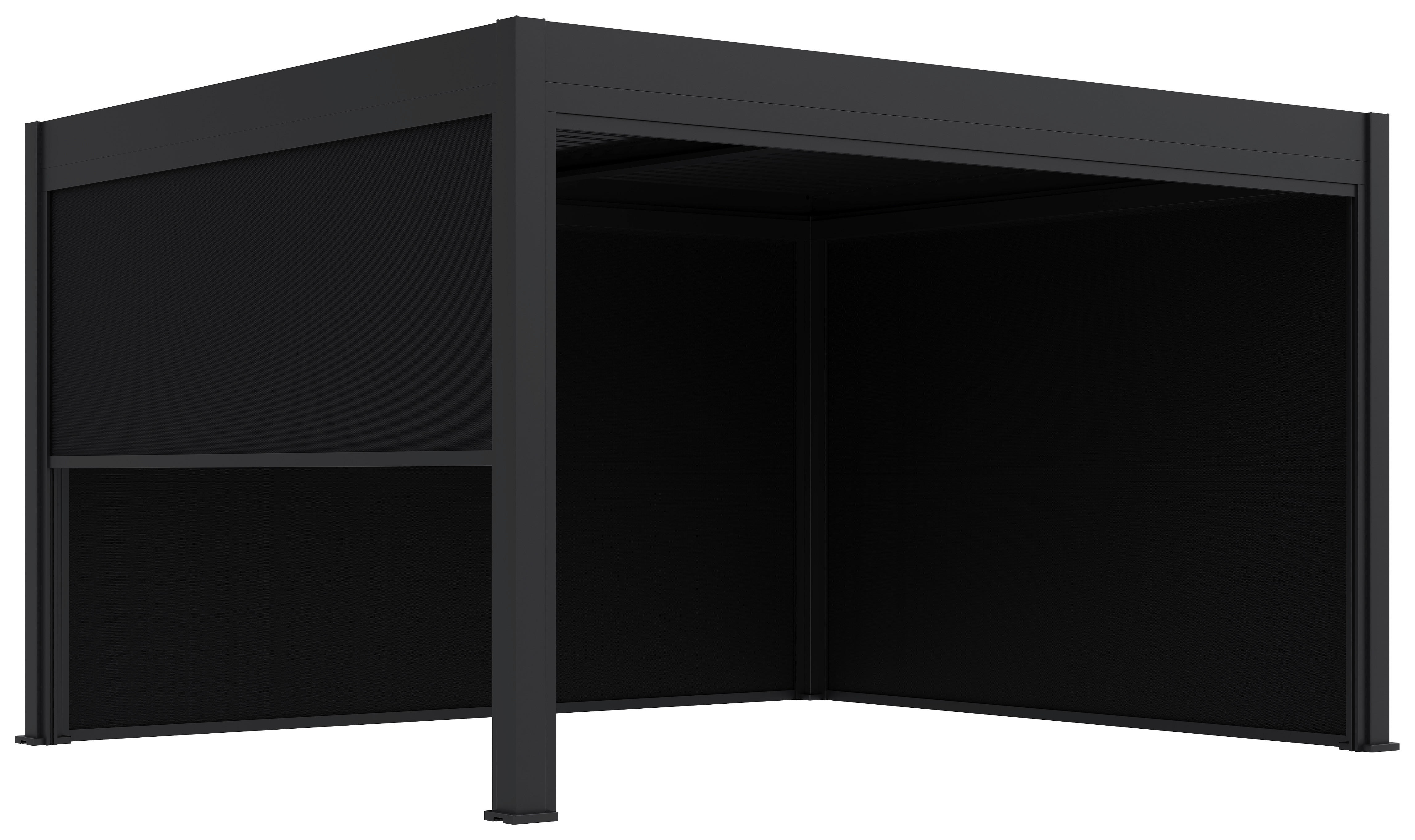 Paragon Outdoor Seitenteil für Pergola Grand Tuscan grau Aluminium B/H: ca. 403x237 cm Grand Tuscan - grau (403,00/237,00cm) - Paragon Outdoor