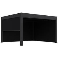 Paragon Outdoor Seitenteil für Pergola Grand Tuscan grau Aluminium B/H: ca. 403x237 cm Grand Tuscan - grau (403,00/237,00cm) - Paragon Outdoor