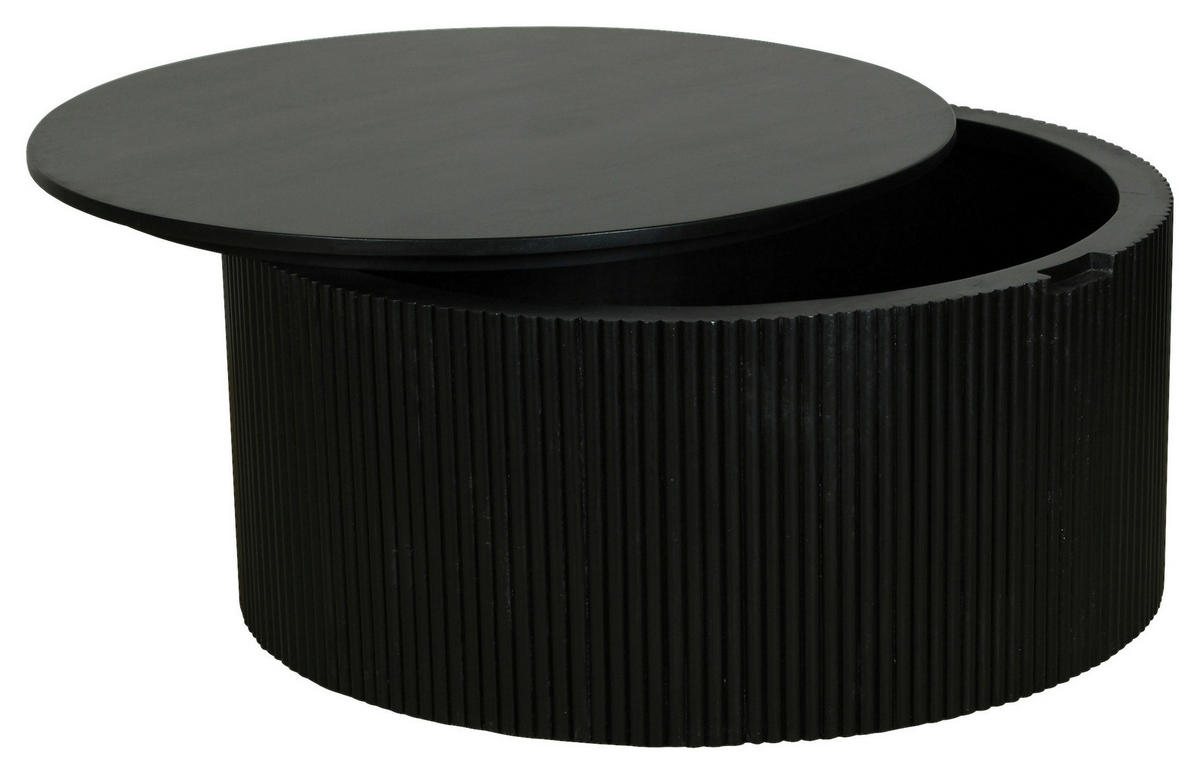 Couchtisch OWEN schwarz H/D: ca. 36x80 cm OWEN - schwarz (80,00/36,00cm) - byLIVING