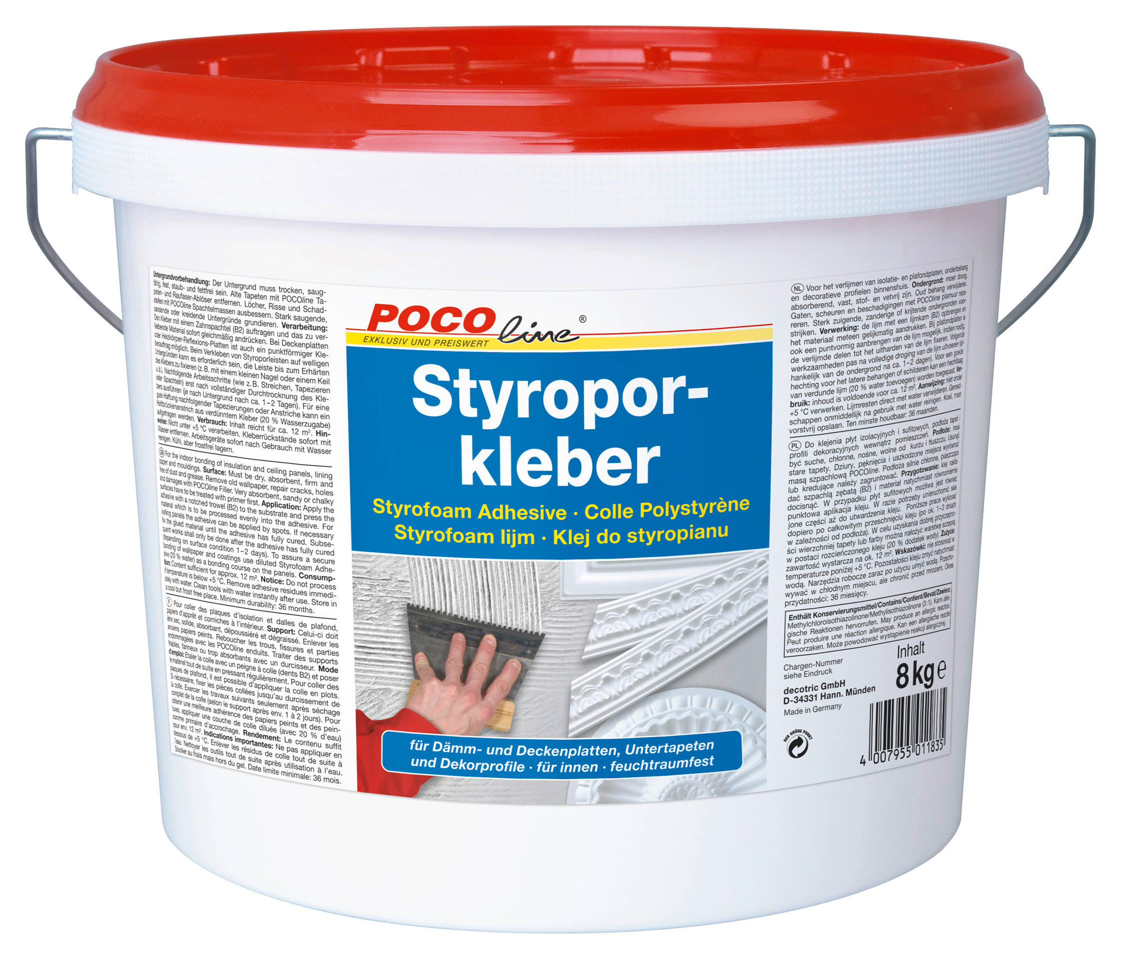 POCOline Styropor- und Hartschaumkleber ca. 8000 g