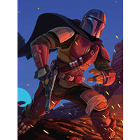 Komar Poster Mandalorian Ambush Disney B/L: ca. 30x40 cm Mandalorian Ambush - (30,00/40,00cm) - Komar