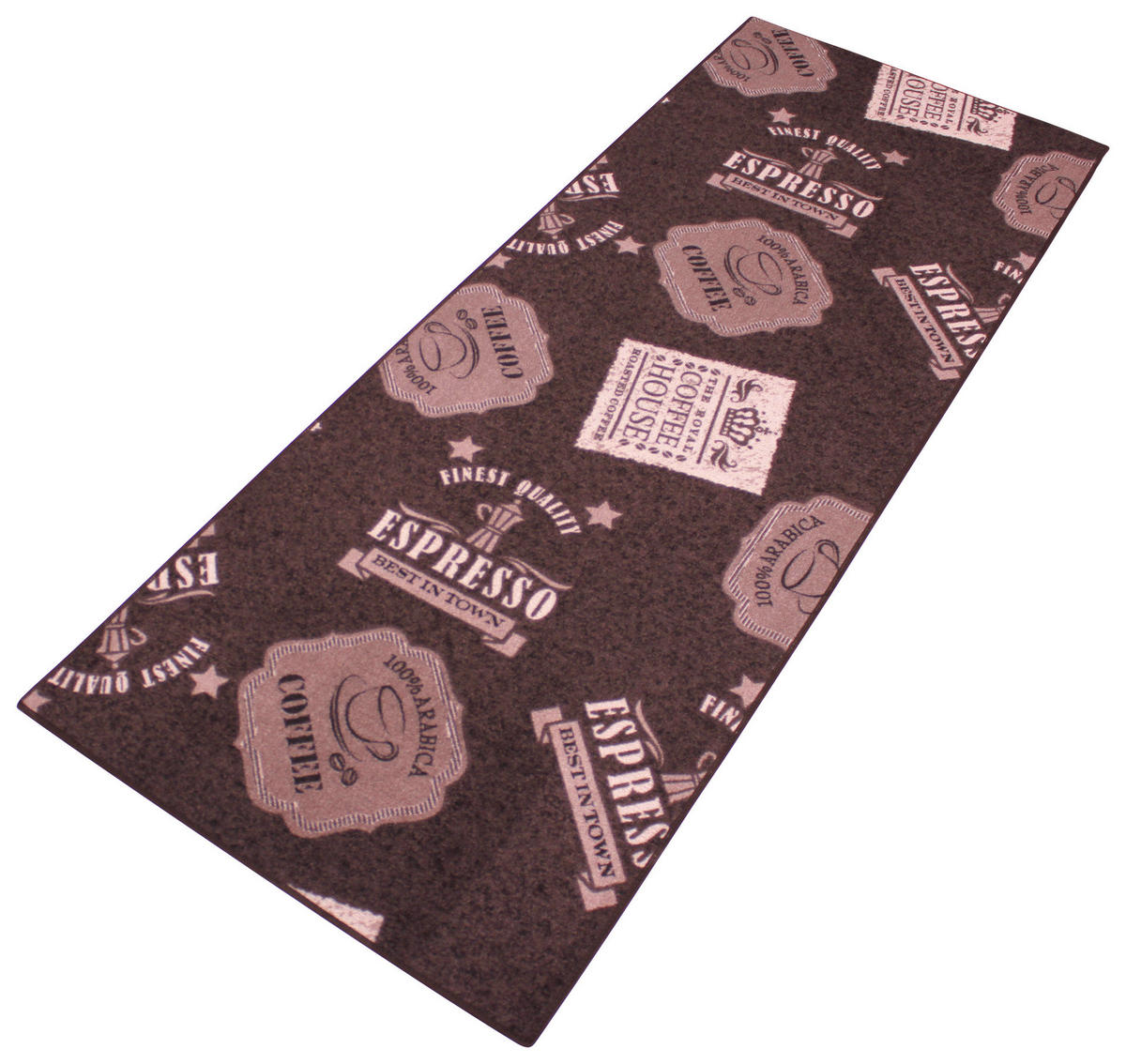 Küchenläufer Coffe Patterns braun B/L: ca. 67x180 cm Coffe Patterns - braun (67,00/180,00cm)