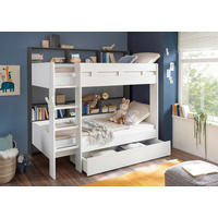 Etagenbett Jusa weiß Liegefläche B/L: ca. 90x200 cm Jusa - weiß (210,00/189,10/129,00cm)