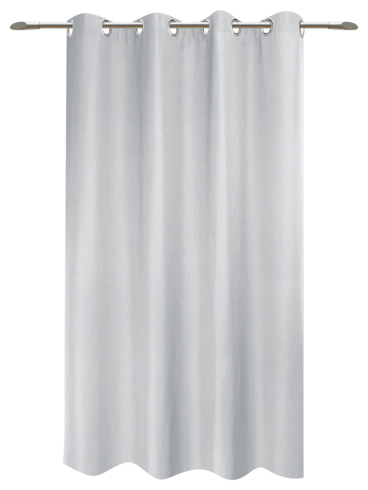 Ösenvorhang Sorrento silber B/L: ca. 140x175 cm Sorrento - silber (140,00/175,00cm) - POCOline