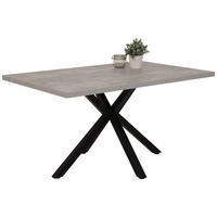 Esstisch CLEO I Beton Optik anthrazit B/H/T: ca. 140x76x90 cm CLEO I - Beton/anthrazit (140,00/76,00/90,00cm) - Hela