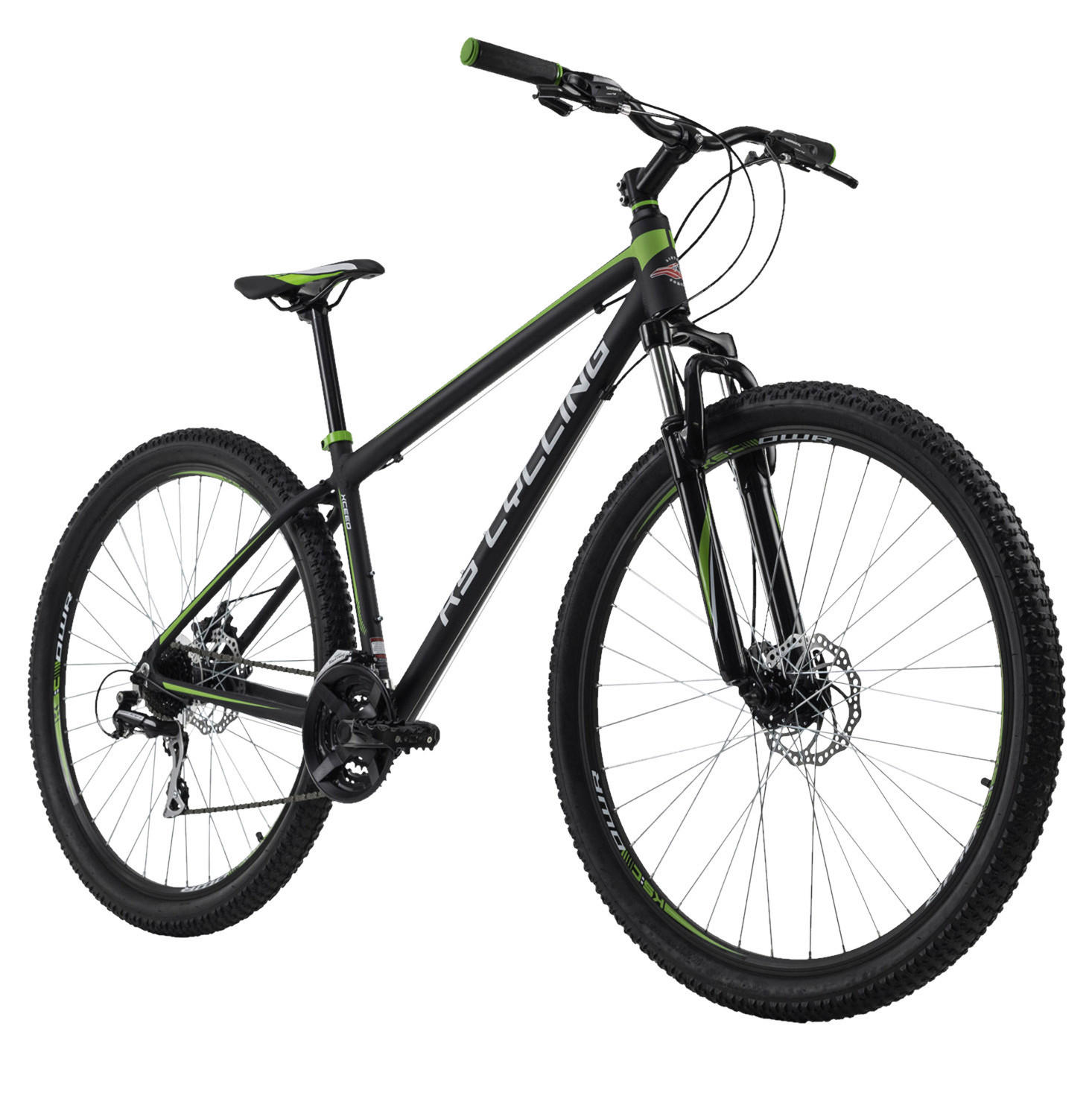 KS-Cycling Mountain-Bike Hardtail Twentyniner Xceed schwarz ca. 29 Zoll Xceed - schwarz/grün - KS-Cycling