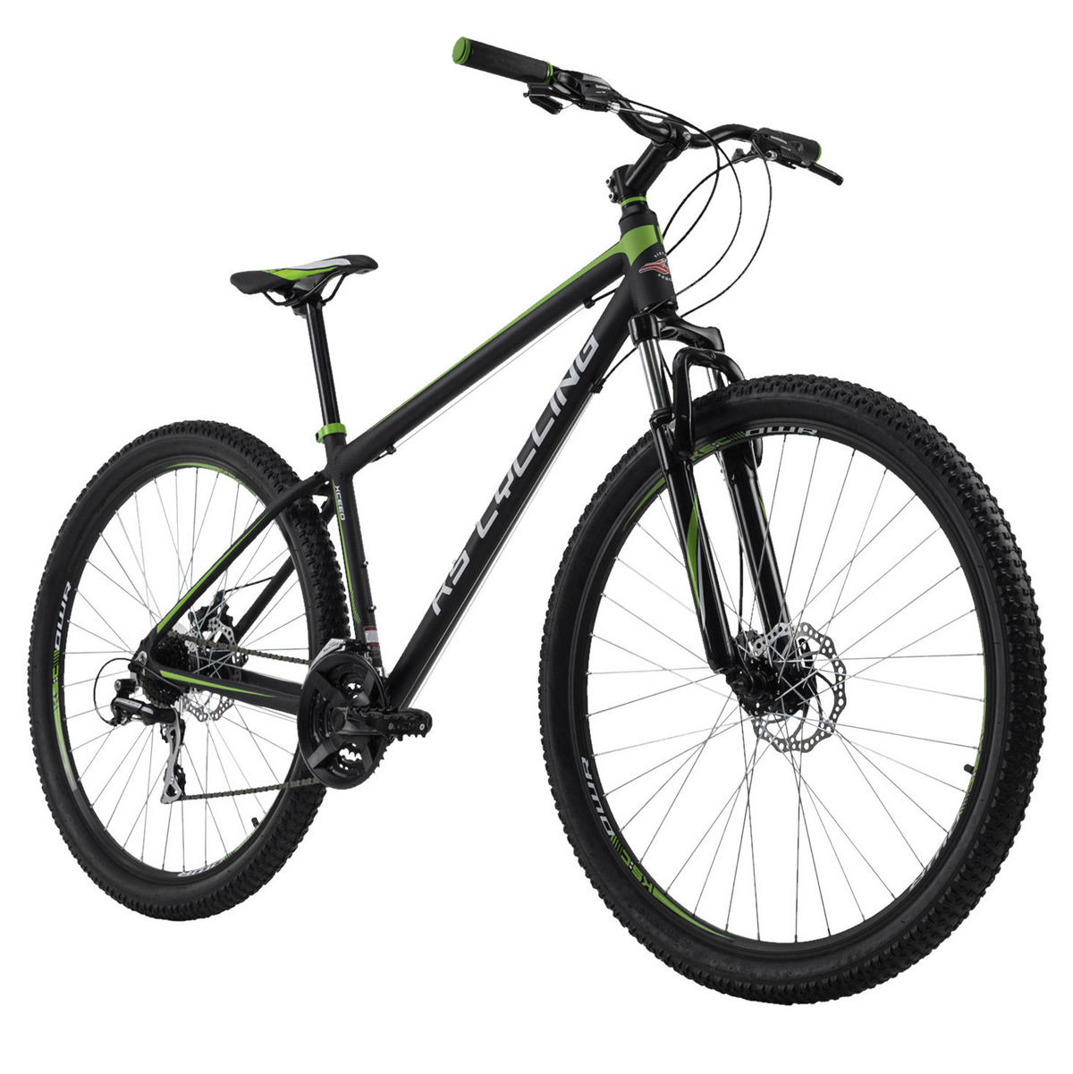 KS-Cycling Mountain-Bike Hardtail Twentyniner Xceed schwarz ca. 29 Zoll Xceed - schwarz/grün - KS-Cycling
