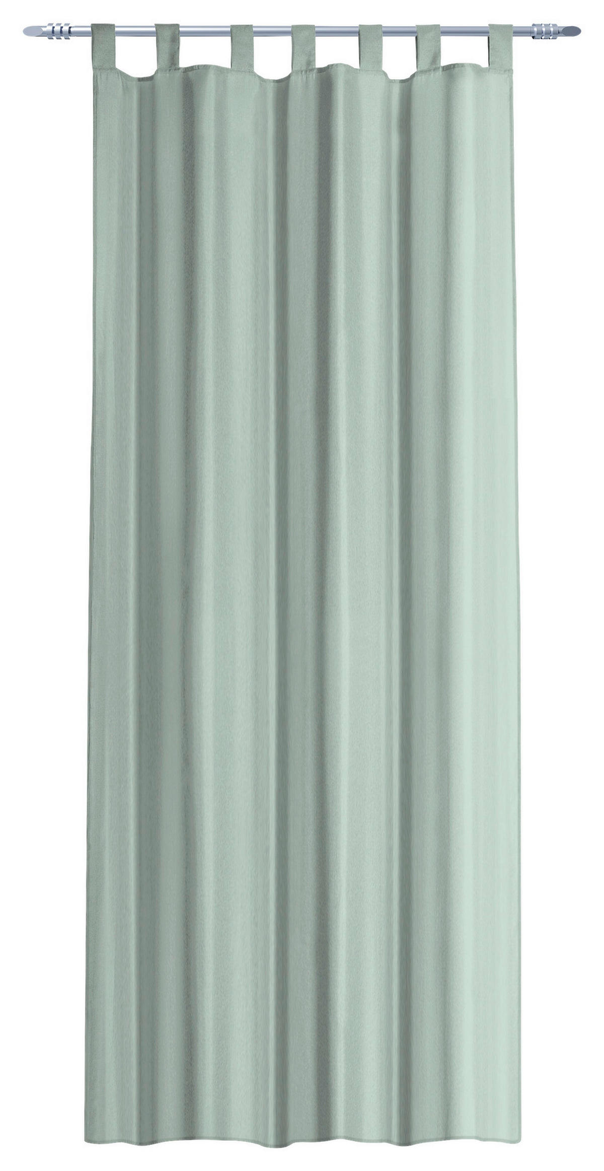 Schlaufenvorhang Silk salbei B/L: ca. 140x225 cm Silk - salbei (140,00/225,00cm)