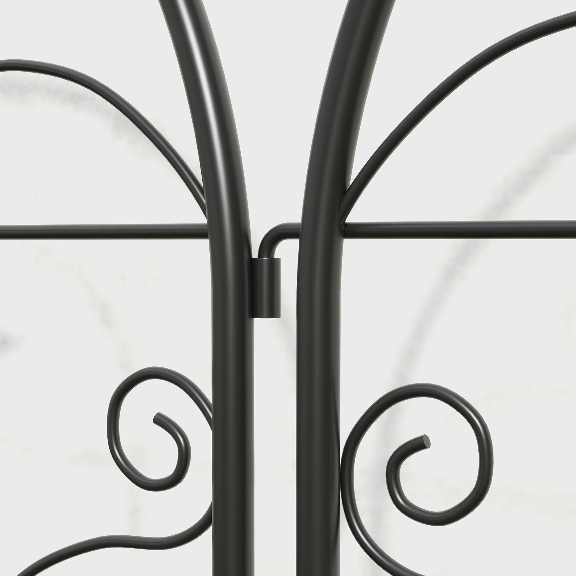 Thumbnail - Outsunny Rankgitter schwarz B/H/L: ca. 1,3x120x50 cm