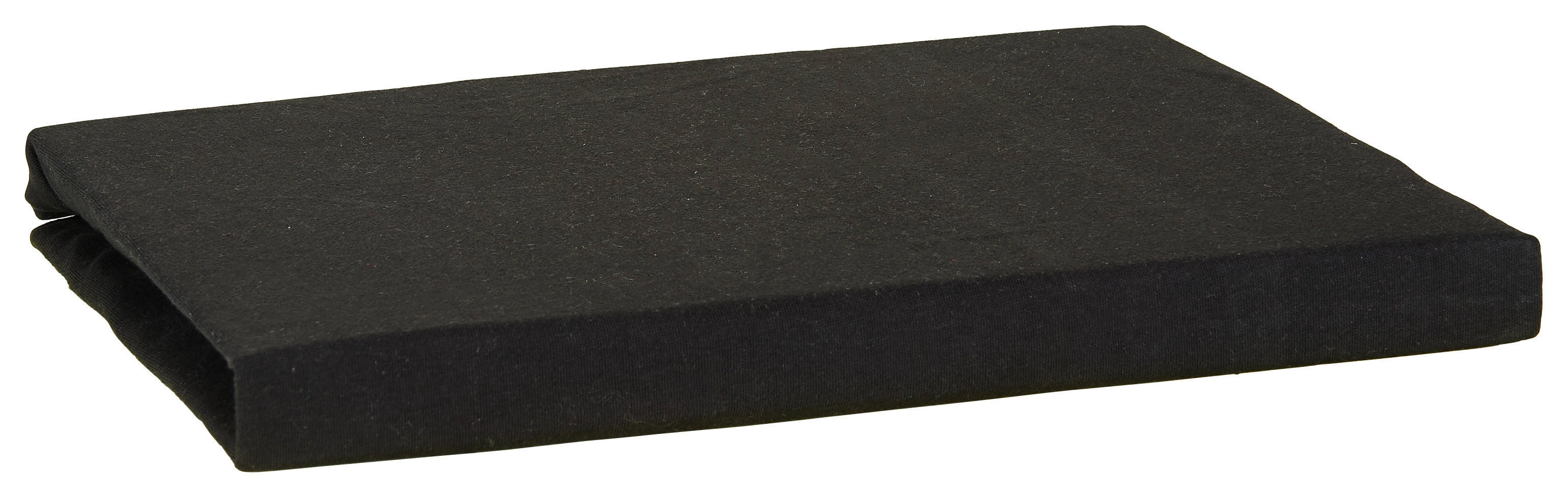 Jersey Spannbetttuch Spannbetttuch_Jersey 100x200cm - schwarz (100,00/200,00cm) - Elegance