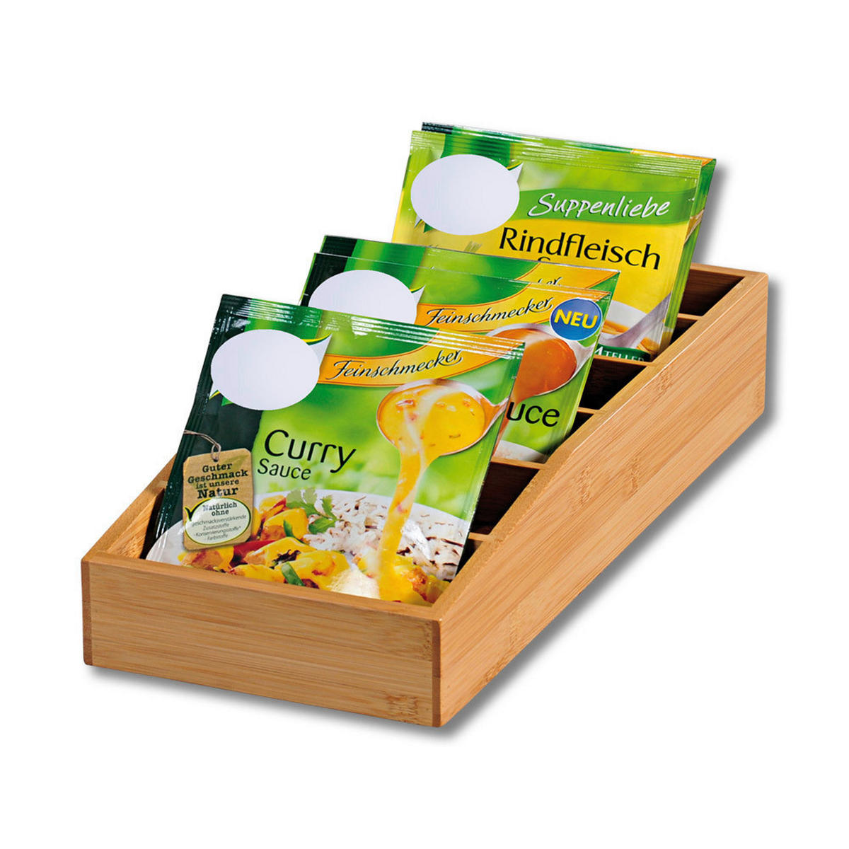 Kesper Aufbewahrungsbox natur B/H/L: ca. 15x7x35 cm Aufbewahrungsbox - natur (35,00/15,00/7,00cm) - Kesper