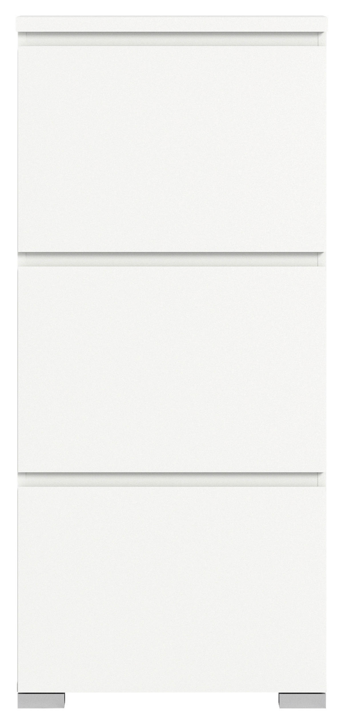 Schuhschrank Shoelove weiß B/H/T: ca. 60x130x18 cm Shoelove - weiß (60,00/130,00/18,00cm) - xonox.home