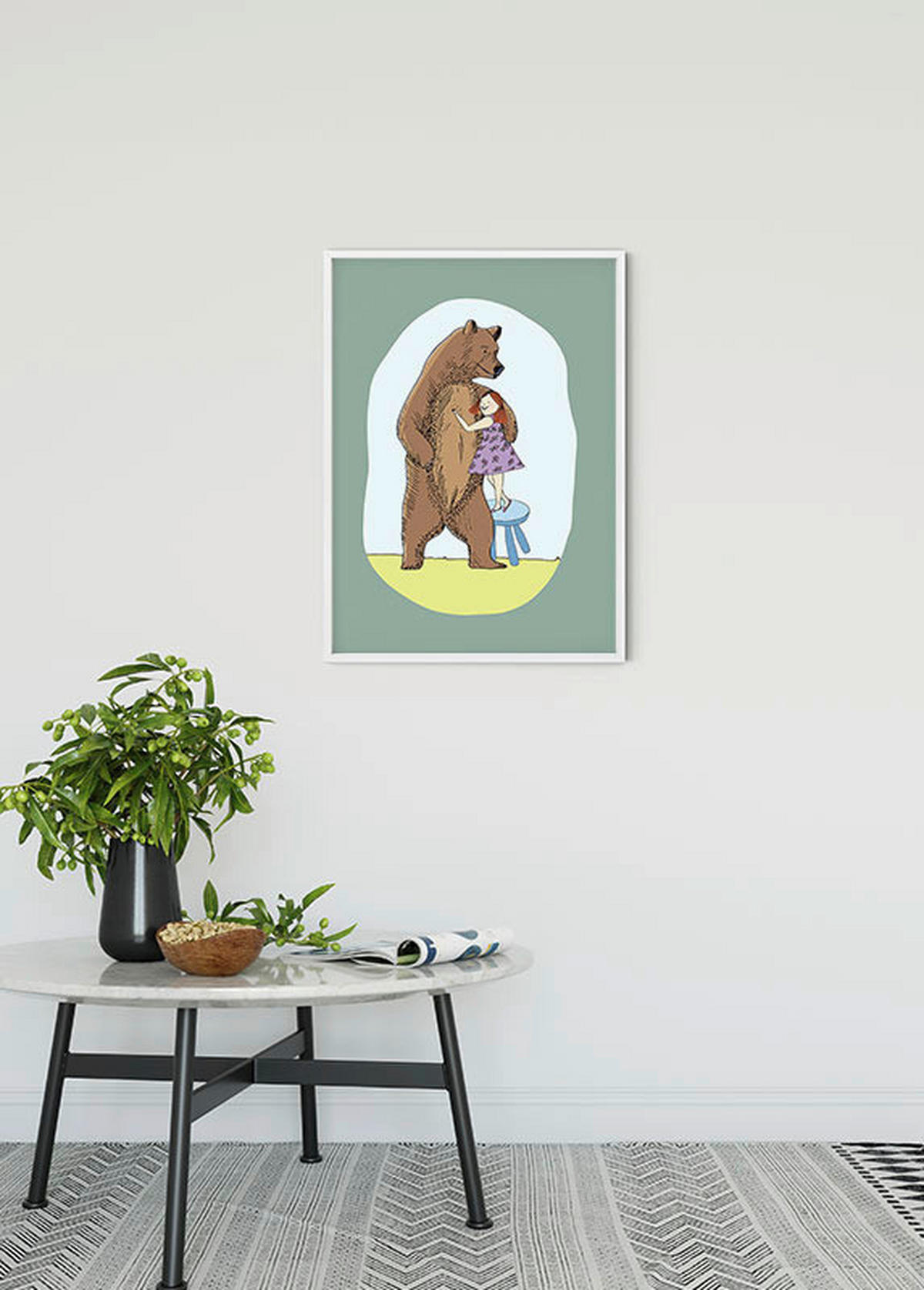 Komar Poster Lili and Bear Lili and Bear - (50,00/70,00cm) - Komar