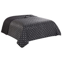 Tagesdecke Tagesdecke_Cindy 220x240cm silber - anthrazit/silber (220,00/240,00cm)