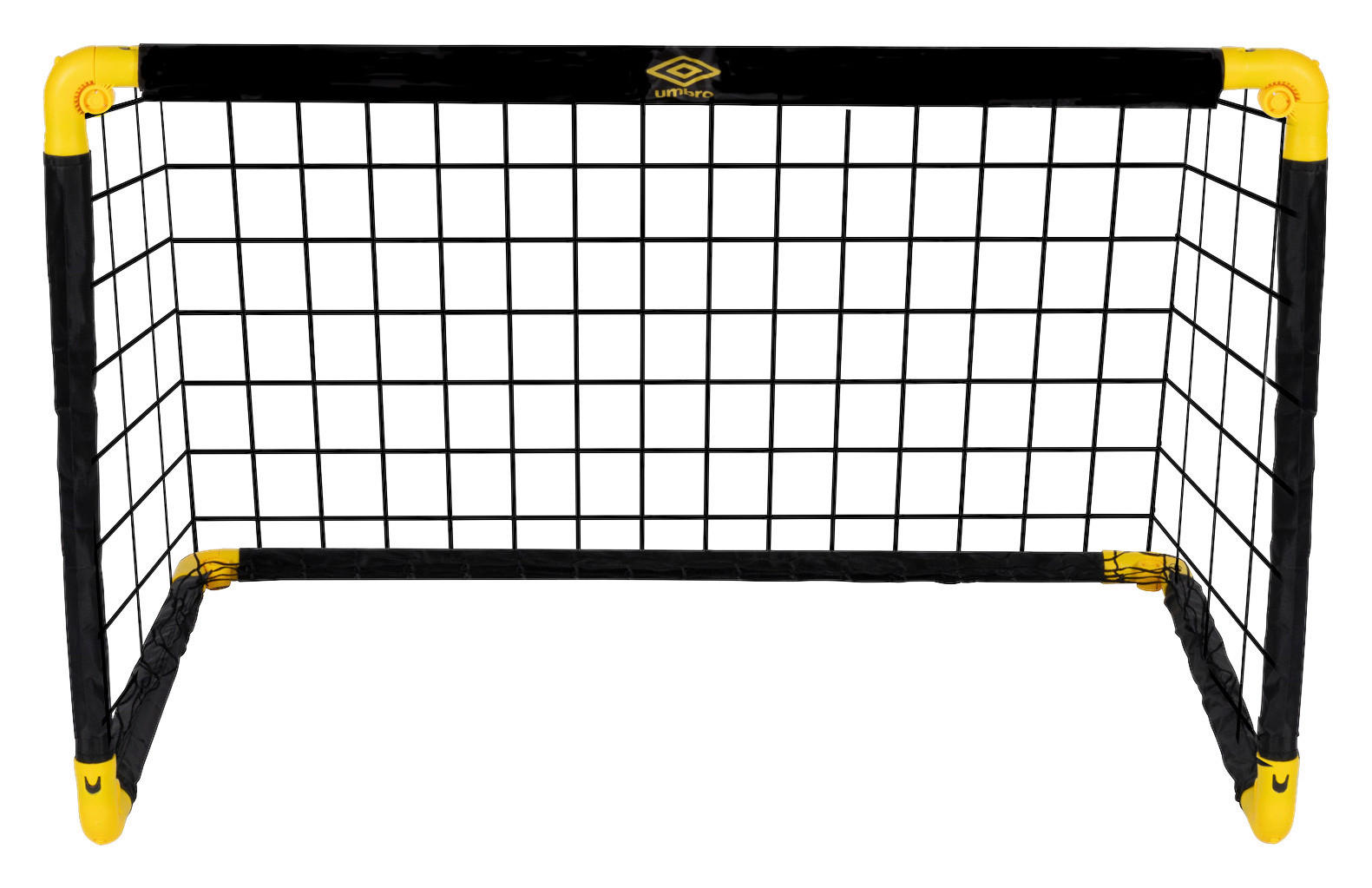 umbro Fußballtor schwarz B/H/L: ca. 60,5x61x90 cm Fußballtor - gelb/schwarz (90,00/60,50/61,00cm) - umbro
