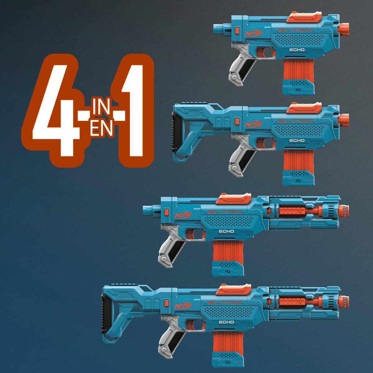 Hasbro Wasserblaster Nerf orange B/H/L: ca. 3x7x68 cm Nerf - orange/blau (68,00/3,00/7,00cm) - Hasbro