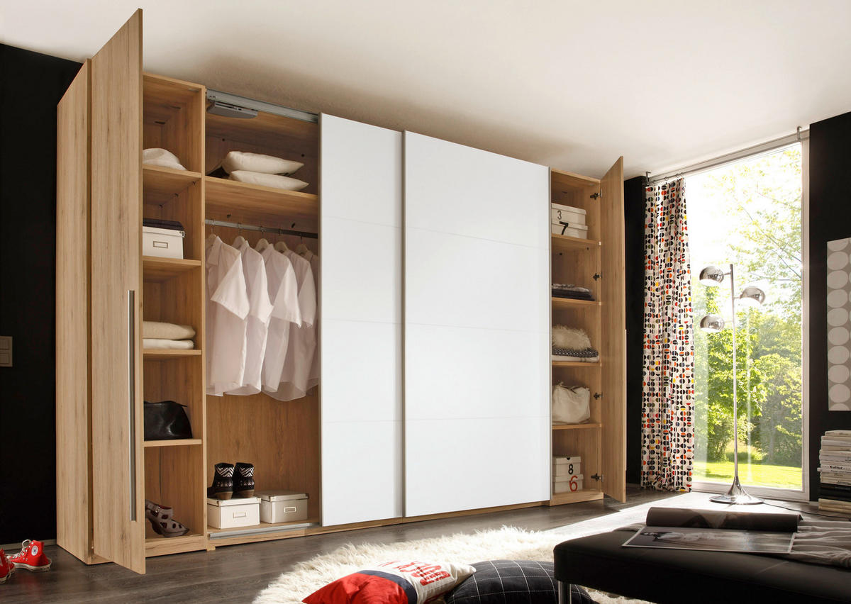 schwebetürenschrank match eiche san remo nachbildung weiß eiche