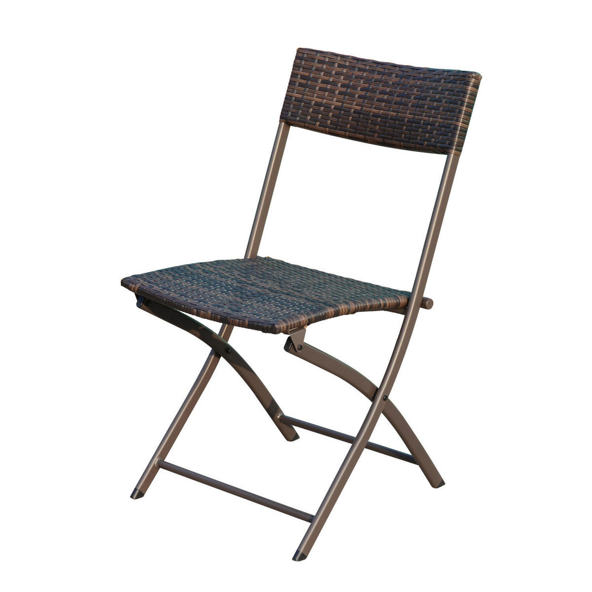 Outsunny Balkonset café braun Polyrattan Balkonset_3tlg. - café braun - Outsunny