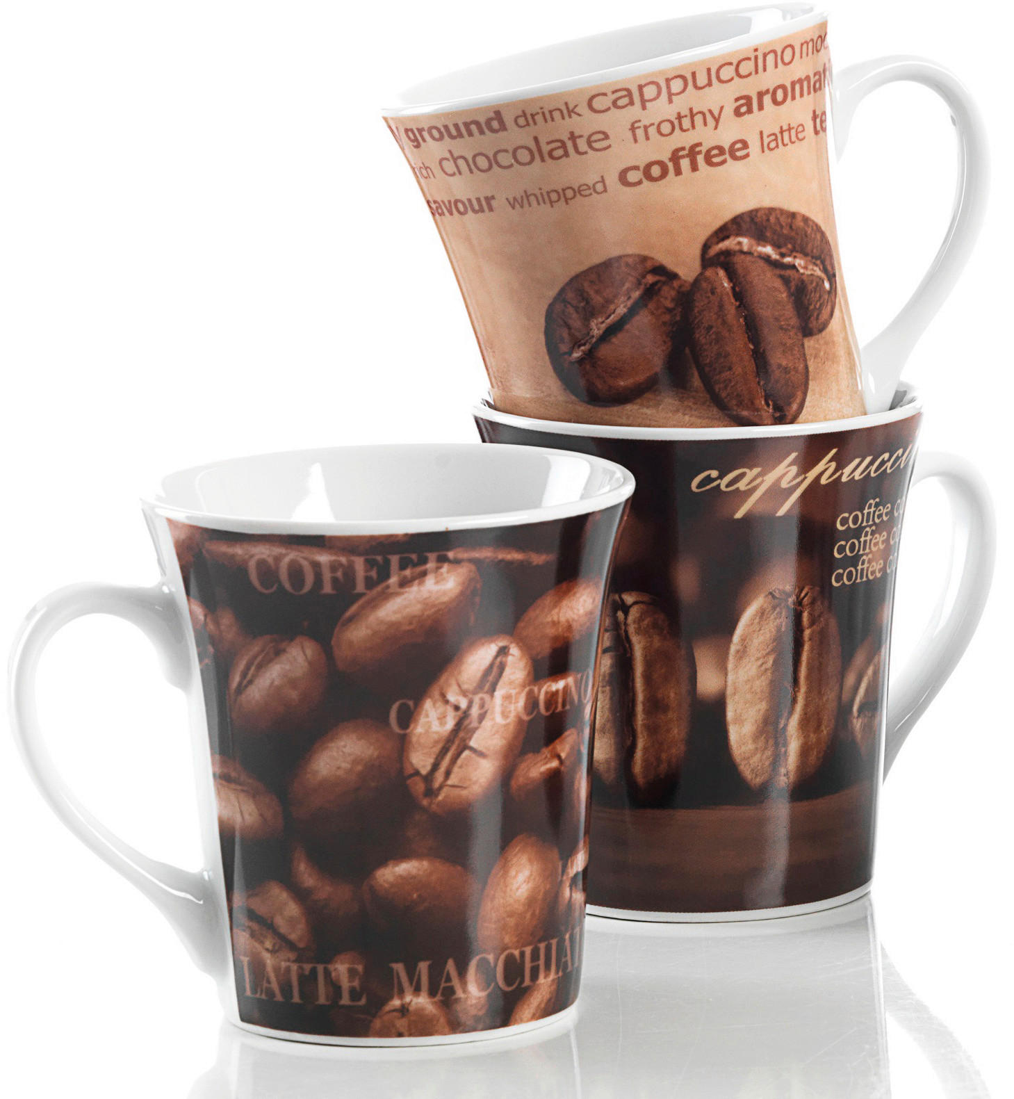 Ritzenhoff & Breker Kaffeebecher sortiert Porzellan Kaffeebecher_Rustica - sortiert - Ritzenhoff & Breker