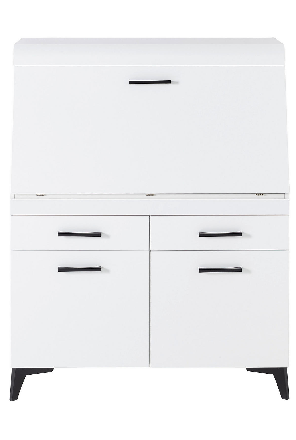 Sekretär Secret weiß matt B/H/T: ca. 98x124x42 cm Secret - weiß (98,00/124,00/42,00cm)