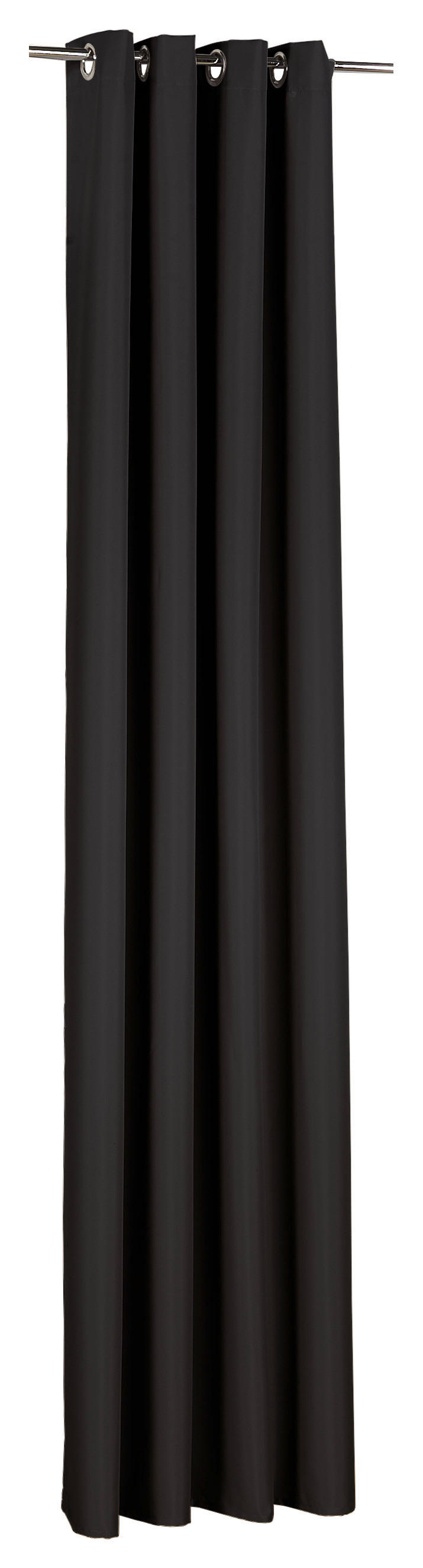 Thumbnail - POCOline Ösenvorhang Sorrento schwarz B/L: ca. 140x245 cm