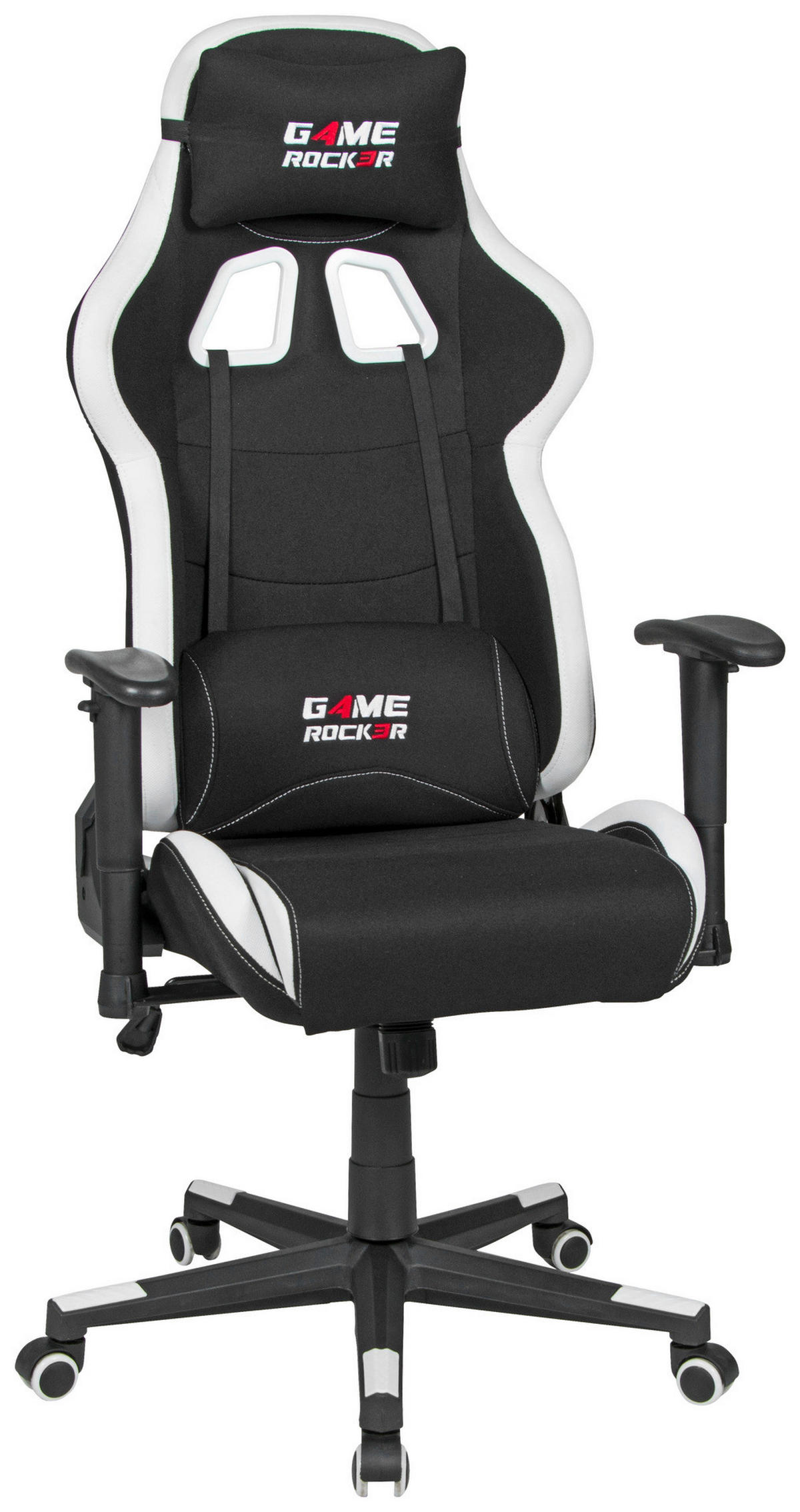 Gaming-Sessel Game Rocker schwarz weiß Game Rocker - weiß/schwarz