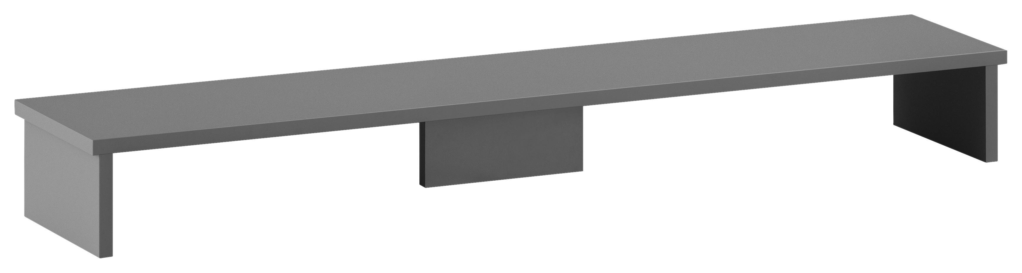 Monitoraufsatz Smash anthrazit B/H/T: ca. 110x12,7x20 cm Smash - anthrazit (110,00/12,70/20,00cm) - Möbelpartner