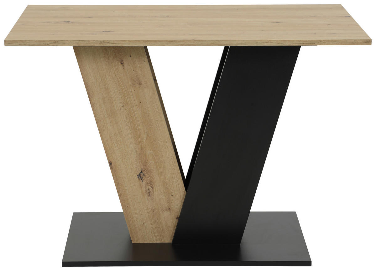 Esstisch Judith Eiche schwarz B/H/T: ca. 110x76x68 cm Judith - Eiche/schwarz (110,00/76,00/68,00cm) - Hela