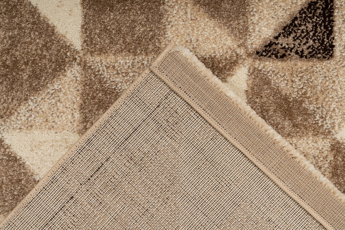 360Living Teppich Naila creme B/L: ca. 120x170 cm Naila - braun/creme (120,00/170,00cm) - 360Living