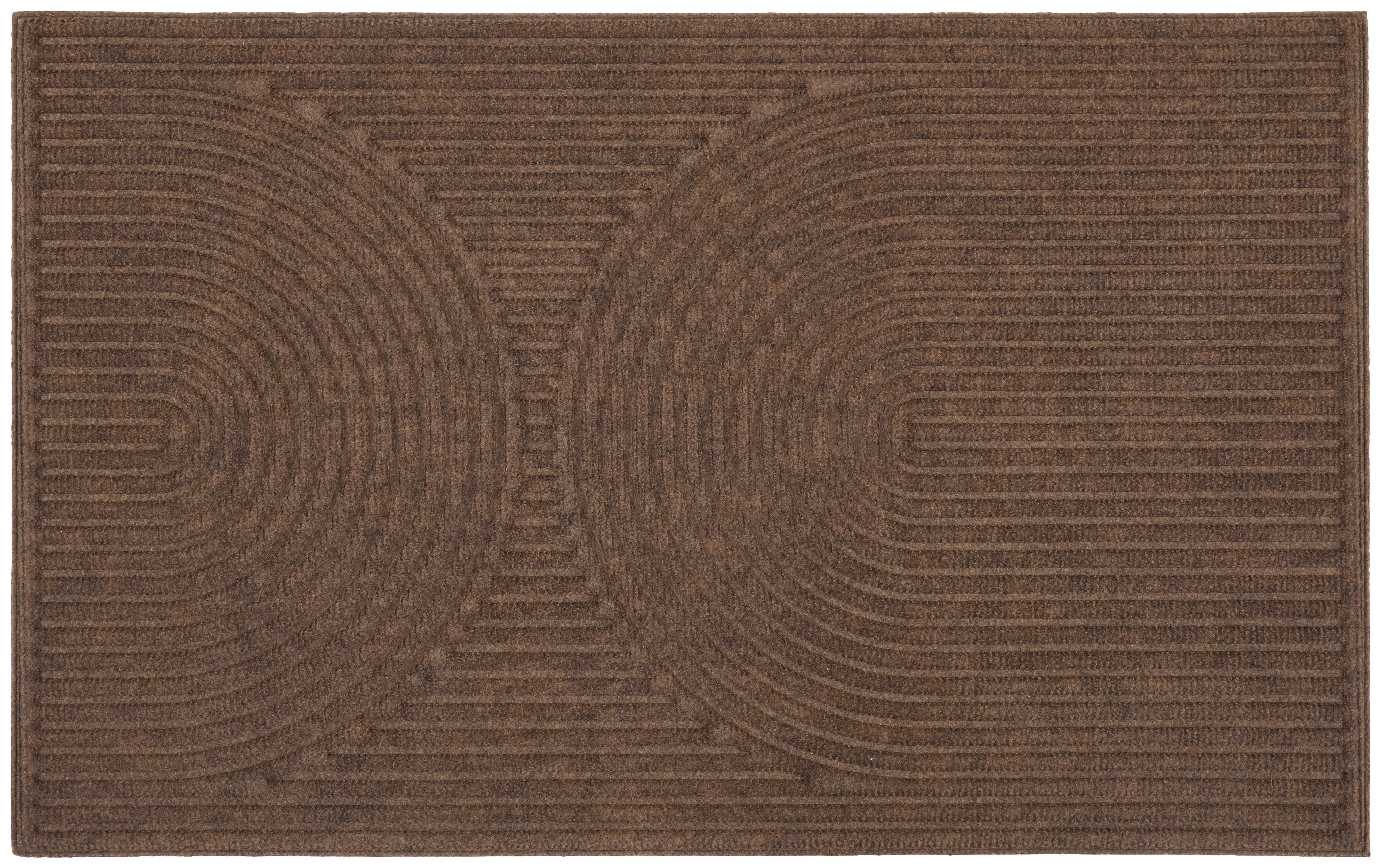 Fußmatte Curves taupe B/L: ca. 50x80 cm Curves - taupe (50,00/80,00cm)
