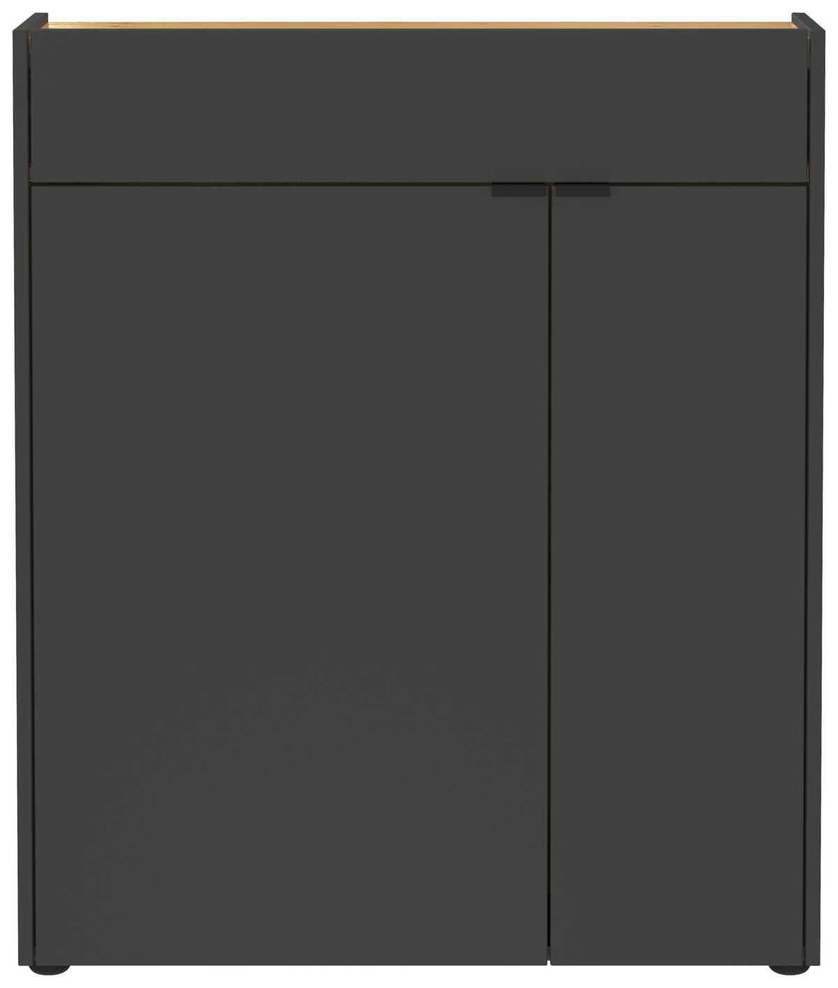 Garderobenset 9953-549 B/H/T: ca. 112x200x22 cm 9953-549 - Eiche/Graphit (112,00/200,00/22,00cm) - Germania