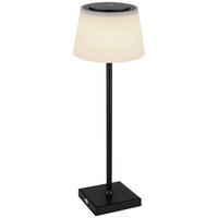 GLOBO LED-Tischleuchte schwarz weiß Metall Kunststoff H/D: ca. 38x13 cm GREGOIR - weiß/schwarz (13,00/38,00cm) - GLOBO
