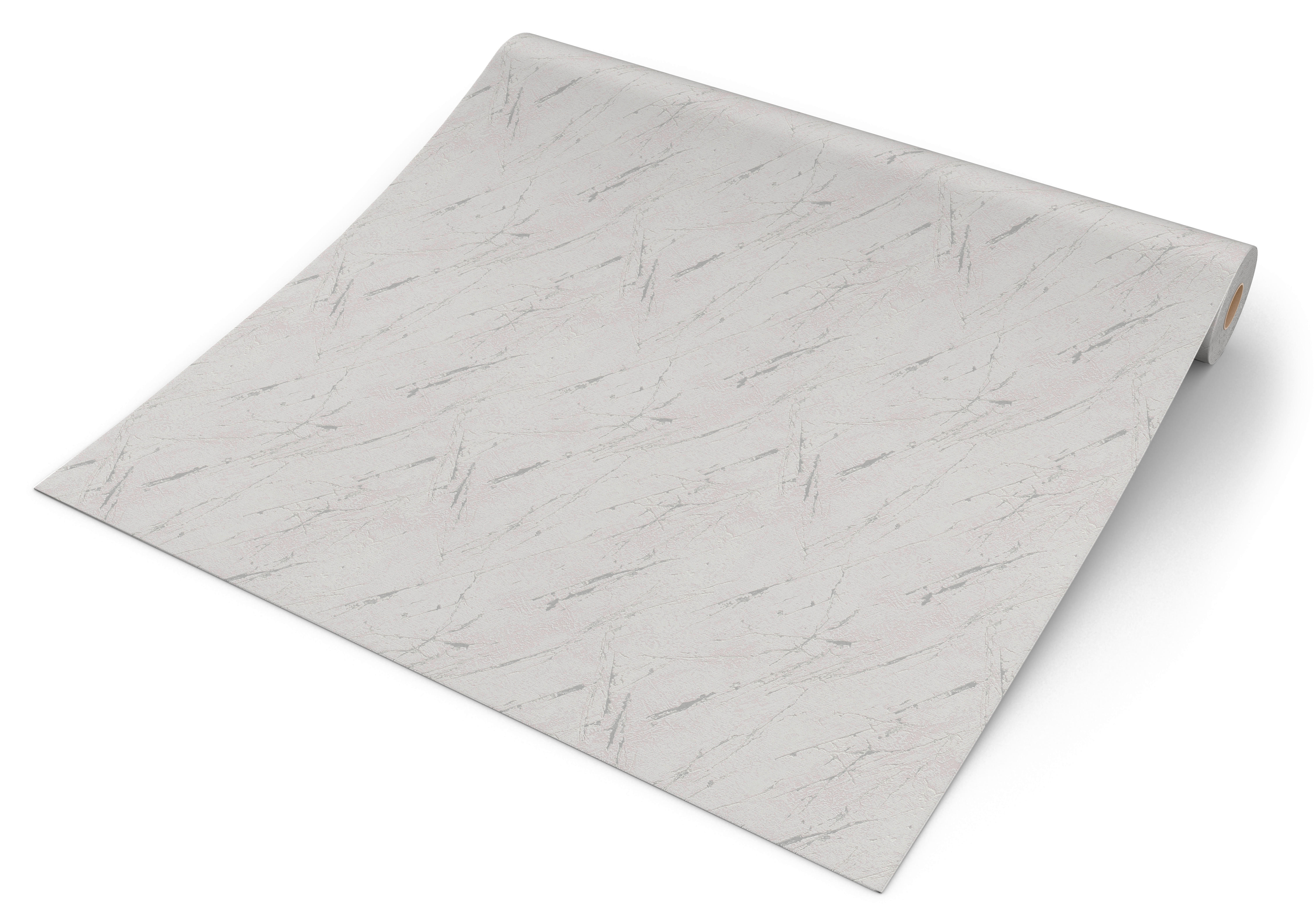 Vliestapete Marmor grau silber B/L: ca. 53x1005 cm Vliestapete_393361 - silber/grau (53,00/1005,00cm)