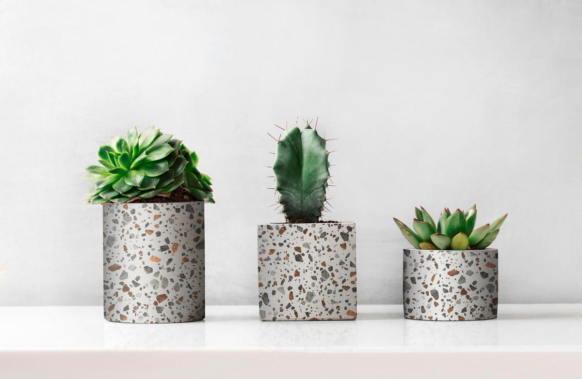 d-c-fix Dekofolie Steine Terrazzo Steine grau bunt B/L: ca. 45x200 cm Steine - bunt/grau (45,00/200,00cm) - d-c-fix
